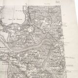 Old map Ile d'Oléron Charente Maritime