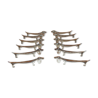 12 teckel knives holders