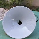 Opaline cone pendant light