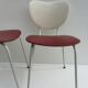 Lot of 2 vintage chairs