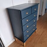 Rød Sødgren chest of drawers blue glove 4