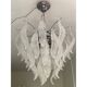 Contemporary leaflets murano glass chandelier in vintage style