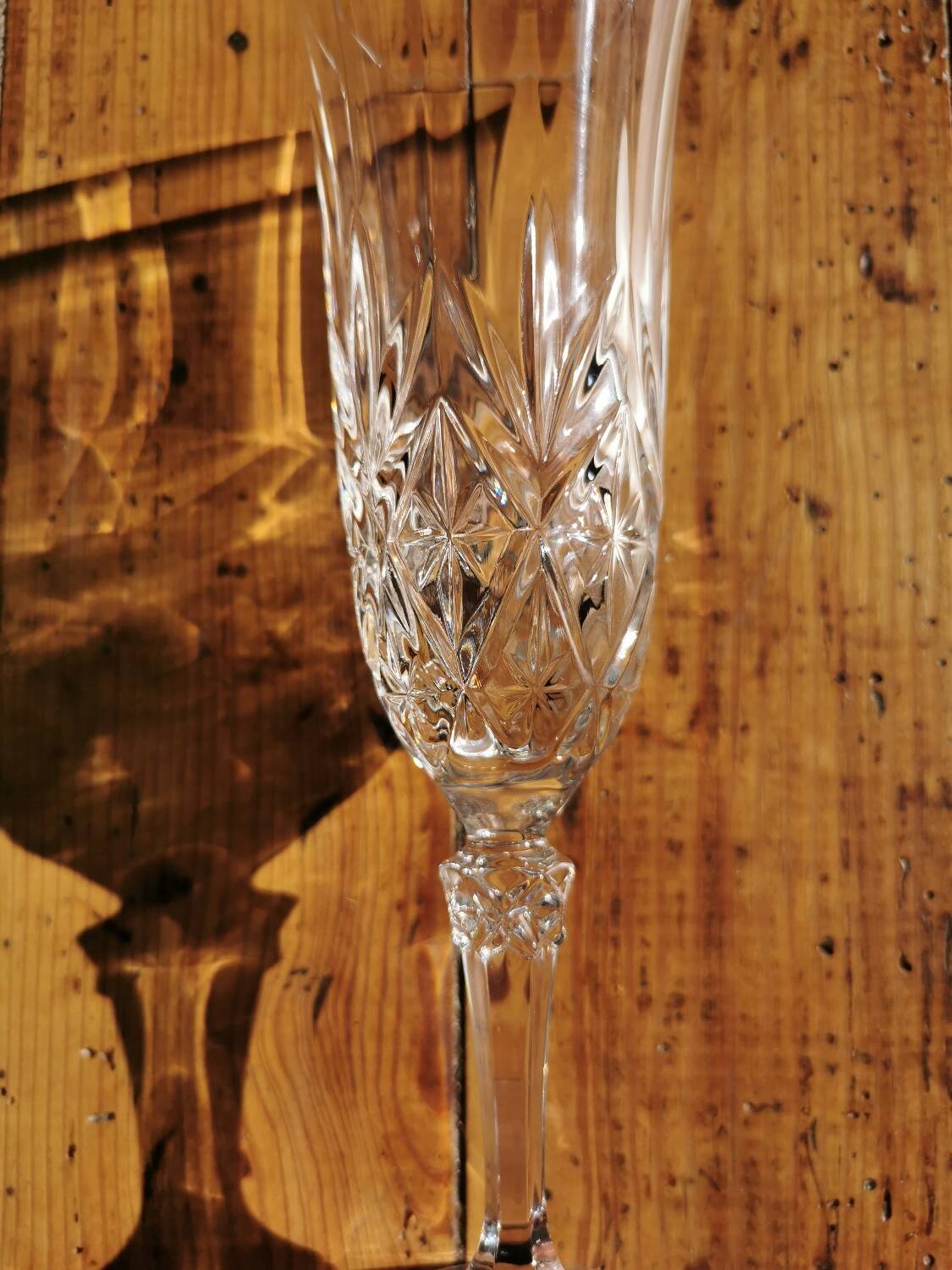 Vintage champagne flutes