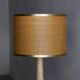 Large table lamp in travertine - Attributed to Mannelli production