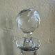 Antique molded glass carafe