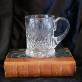 Cut glass beer mug