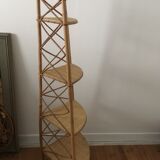 Rattan shelf