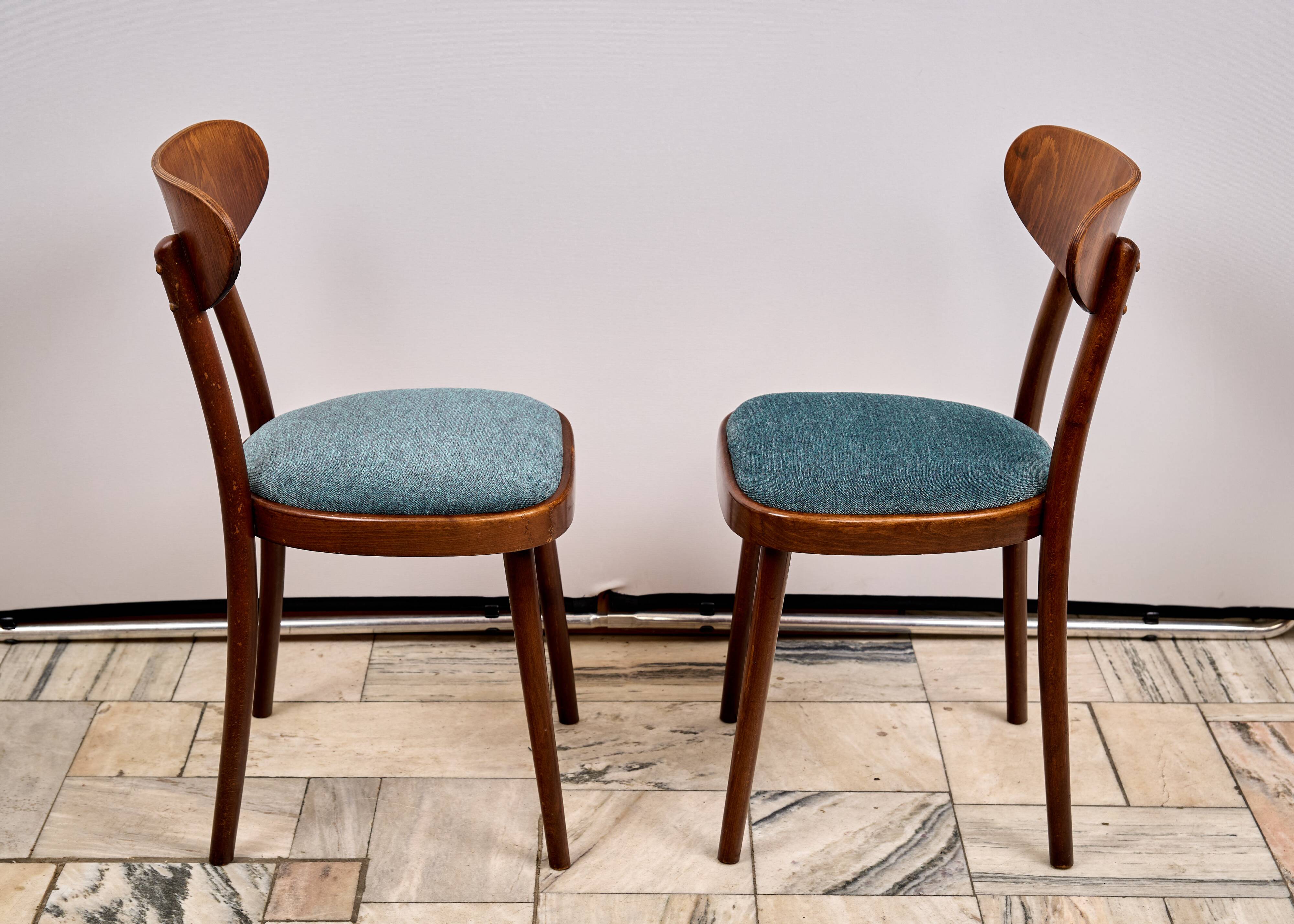 Set of 4 Dining Chairs, TON, 1960s, Czechoslovakia