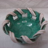 Enamelled terracotta saladier from 1970