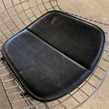 Pair of chrome side chairs by Harry Bertoia for Knoll