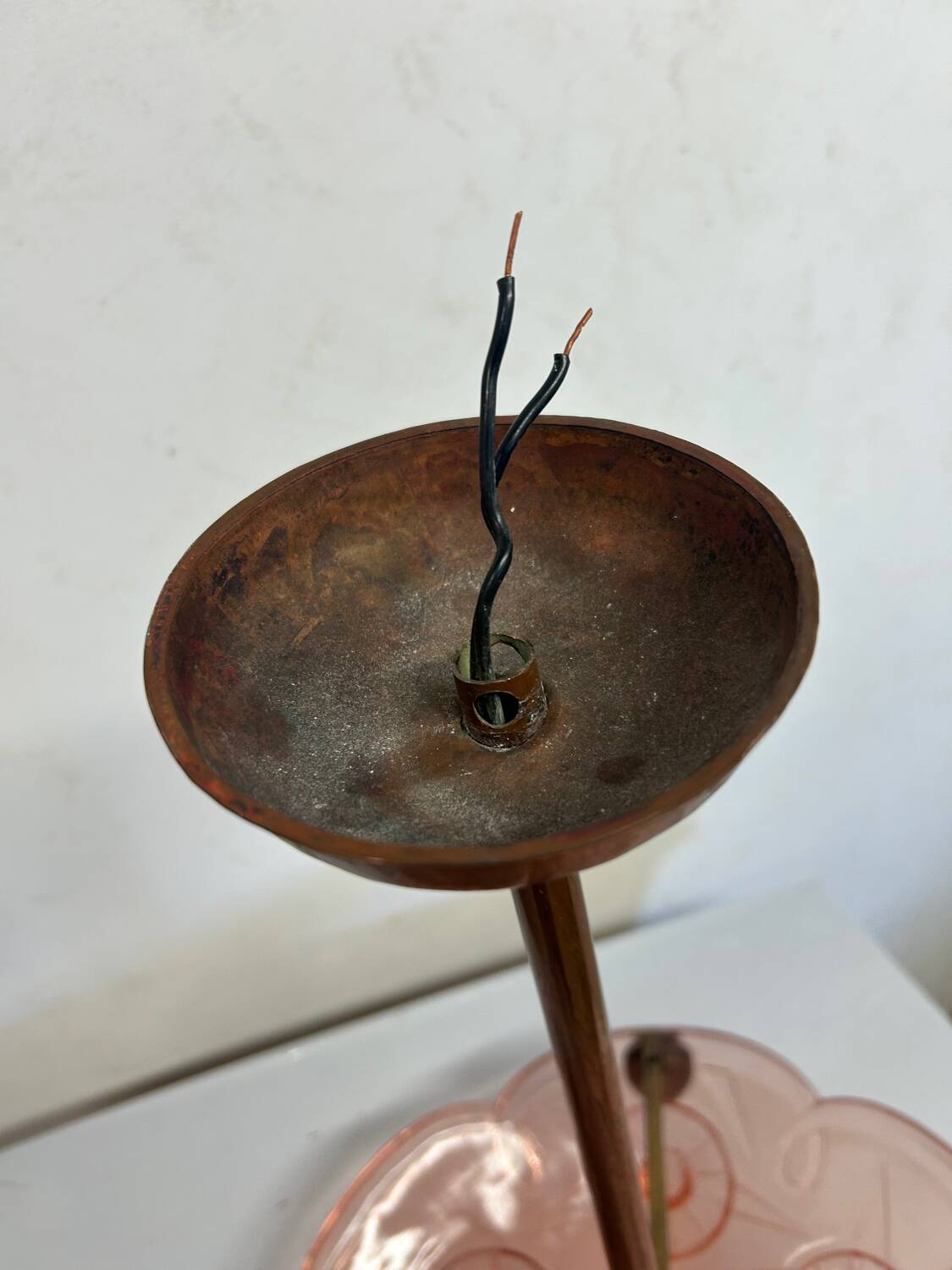 Lustre en verre Degué