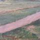 Small Vintage Oil Landscape signed by artist G. Carlson 1947