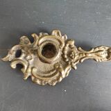 French vintage candlestick, Art Nouveau style