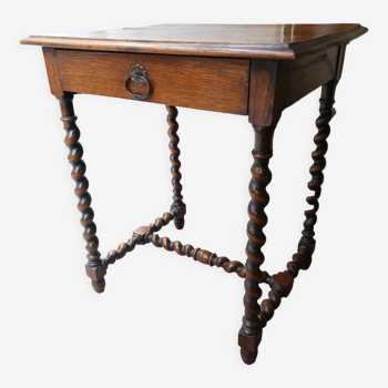 Table, desk style Louis XIII early XX th