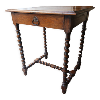 Table, bureau style Louis XIII début XX eme