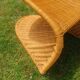 Vintage rattan chairs – cantilever design in the style of Panton – 1970s