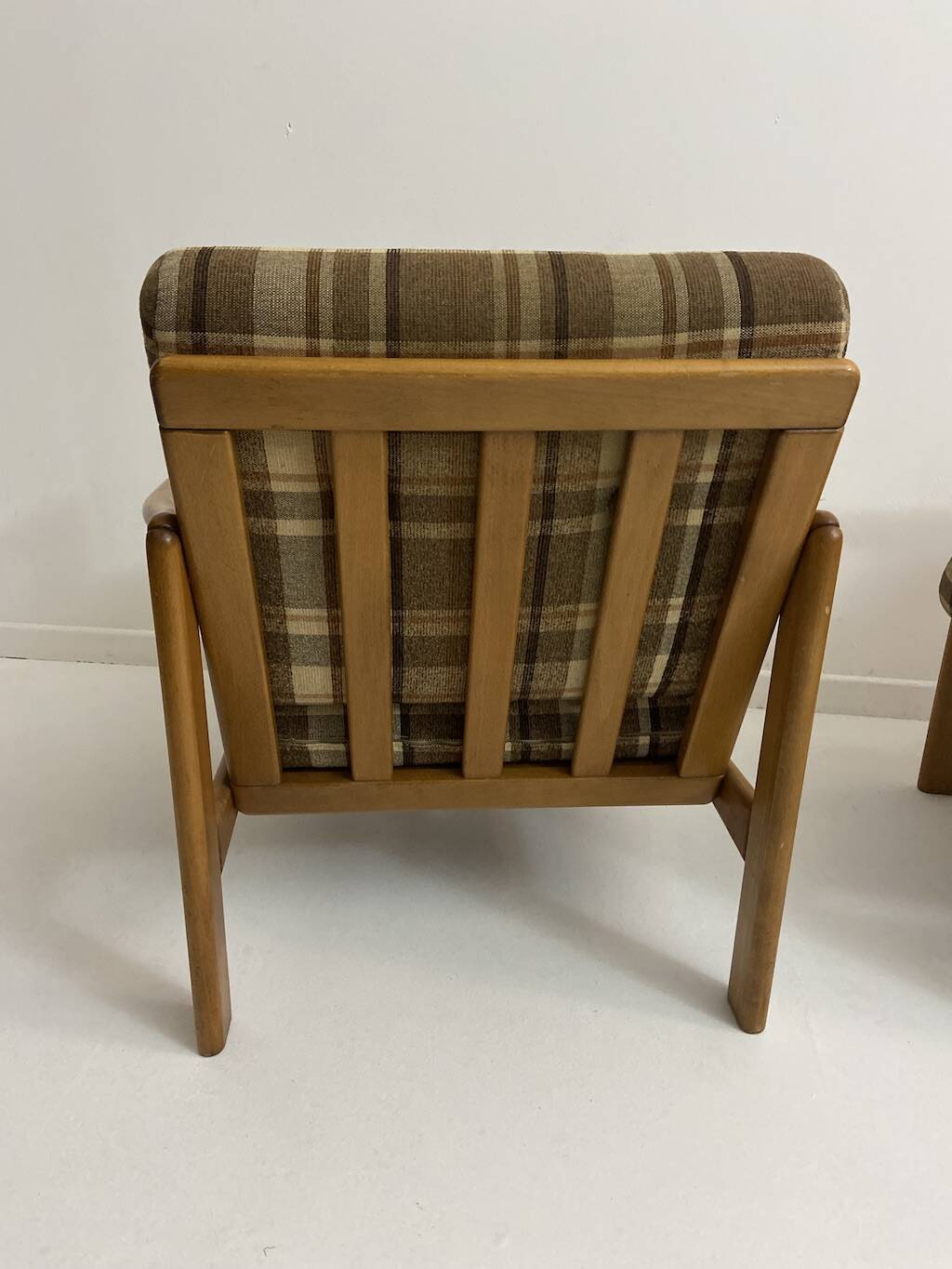 Vintage teak armchairs