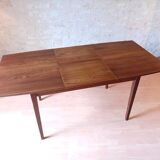 Scandinavian extendable teak dining table from the 1960s