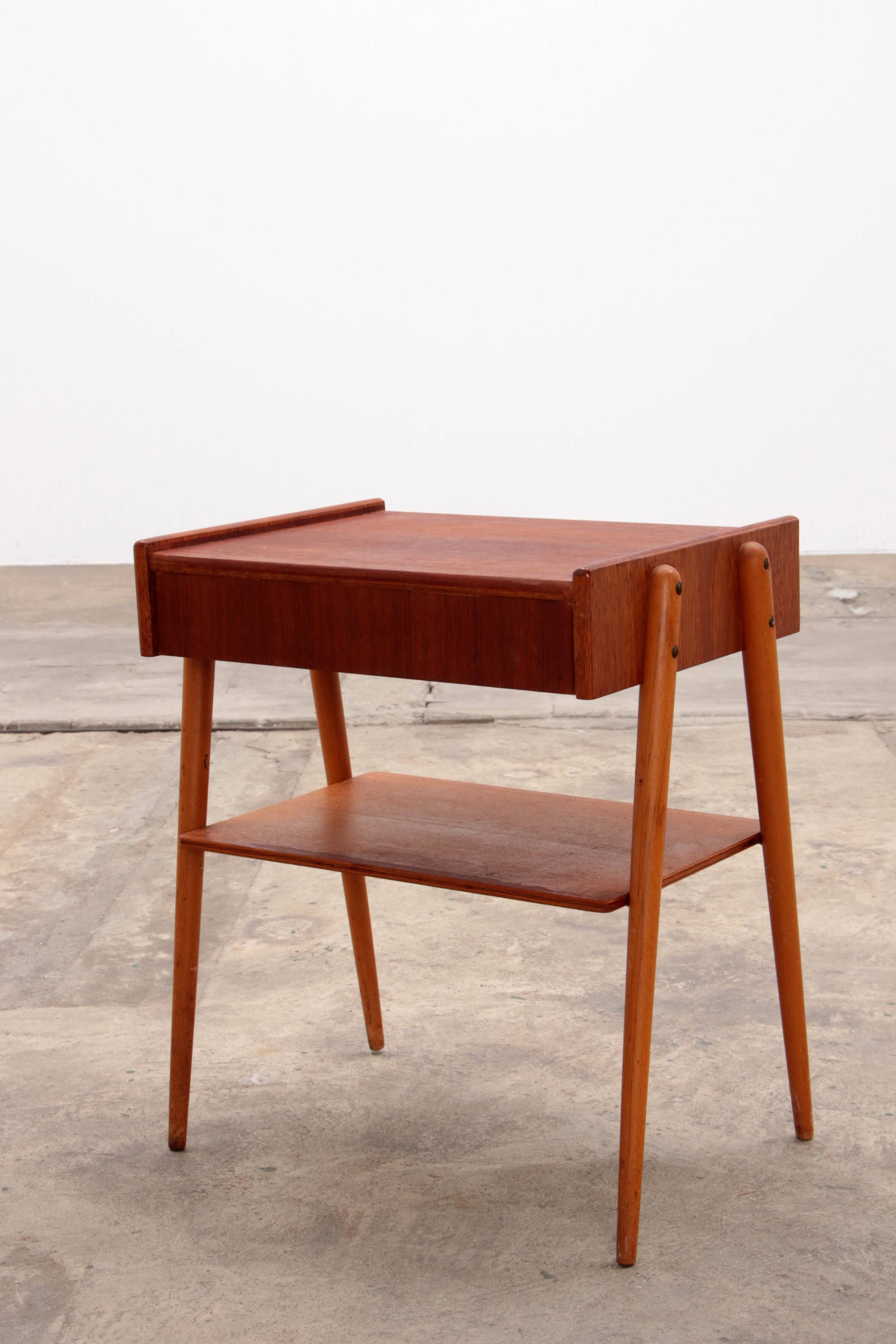 A set of teak bedside tables AB Carlstrom and Sweden from the 1960s