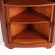 Danish vintage corner cabinet with tambour doors, 1960s