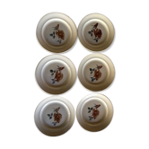 Lot de 6 assiettes