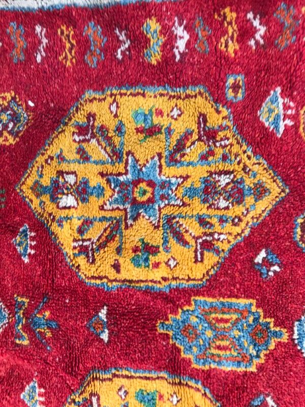 Berber tribal Moroccan former carpet 111x166cm