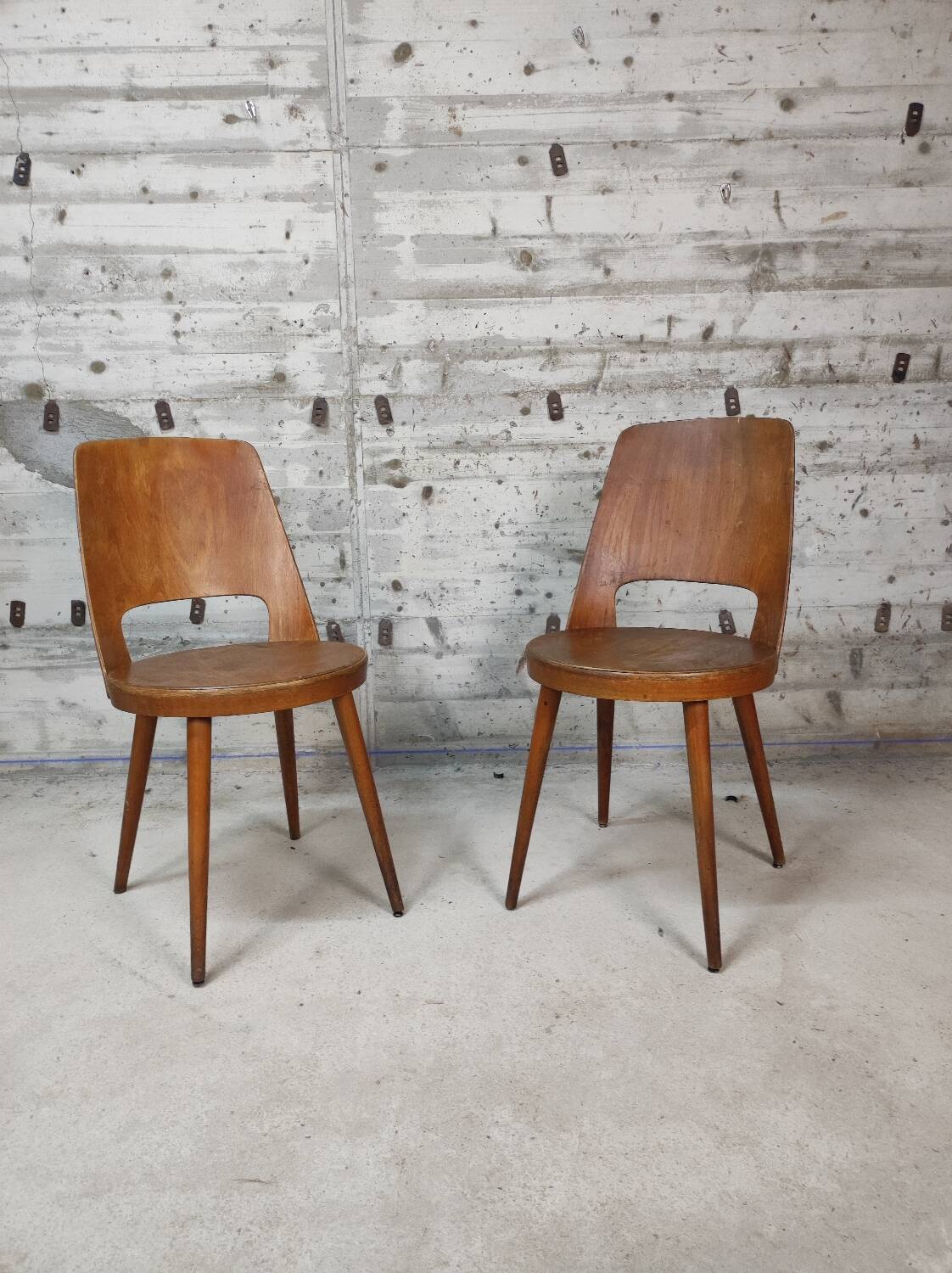 Pair of Baumann Mondor chairs