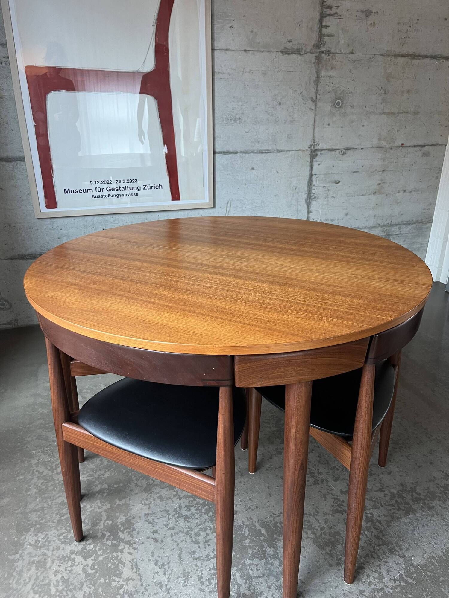 Mid-Century Teak Dining Table and Chairs by Hans Olsen for Frem Røjle, 1950s
