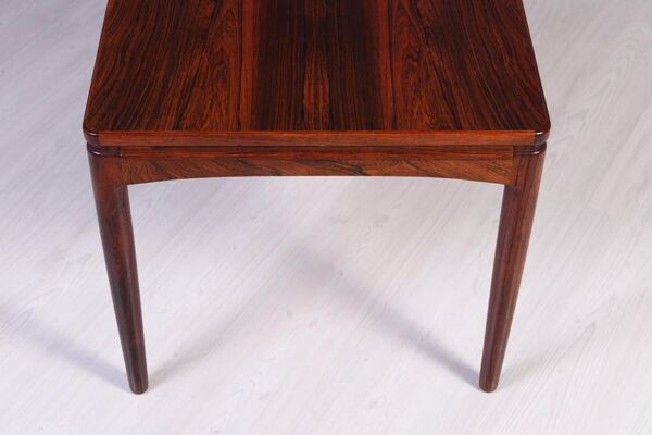 Table basse scandinave mid-century en palissandre 1950s