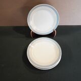 Set of six Lunéville flat plates