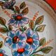 Vallauris 1970, hand-made terracotta plate