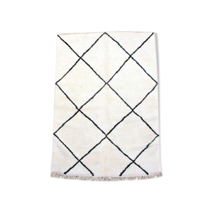 Tapis berbere beni ouarain à losanges