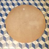 Scandinavian teak mirror Ø 65cm