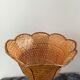 Vintage suspension in electrified braided wicker to nine