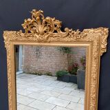 Miroir doré Louis XV 98x156cm