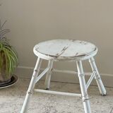 old bamboo style stool