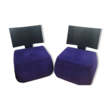 2 Tazia low chairs by Pascal Mourgue for Ligne Roset, Cinna