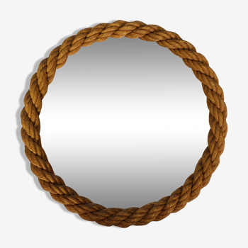 Mirror round rope frame, 42 cm.