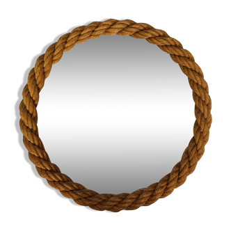 Mirror round rope frame, 42 cm.