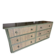 double commode Rotin