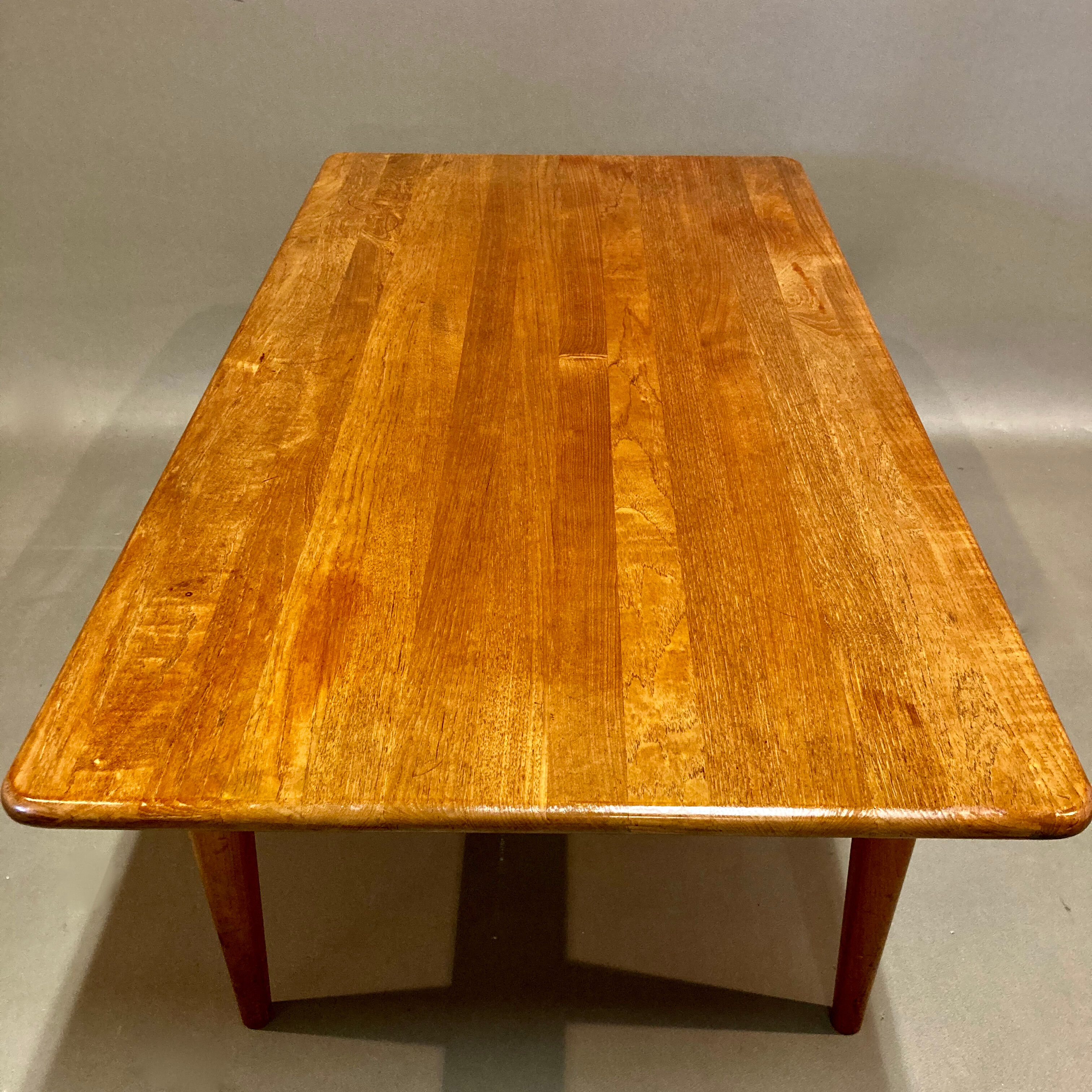 Table basse teck design scandinave 1950