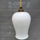 Opaline glass tulip pendant light