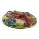 Trompe l'oeil slip dish.