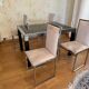 Dining room set La Metal Arredo (Paderno D. Milano), 1970s