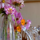 Vase cut crystal 50s