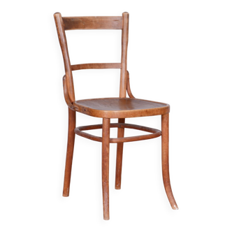 Original Art Deco Beech Chair, Fischel, Stable Construction, Czechia, 1920s