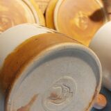 Duo mug/Vintage dessert plate "La Colombe" Ceramic