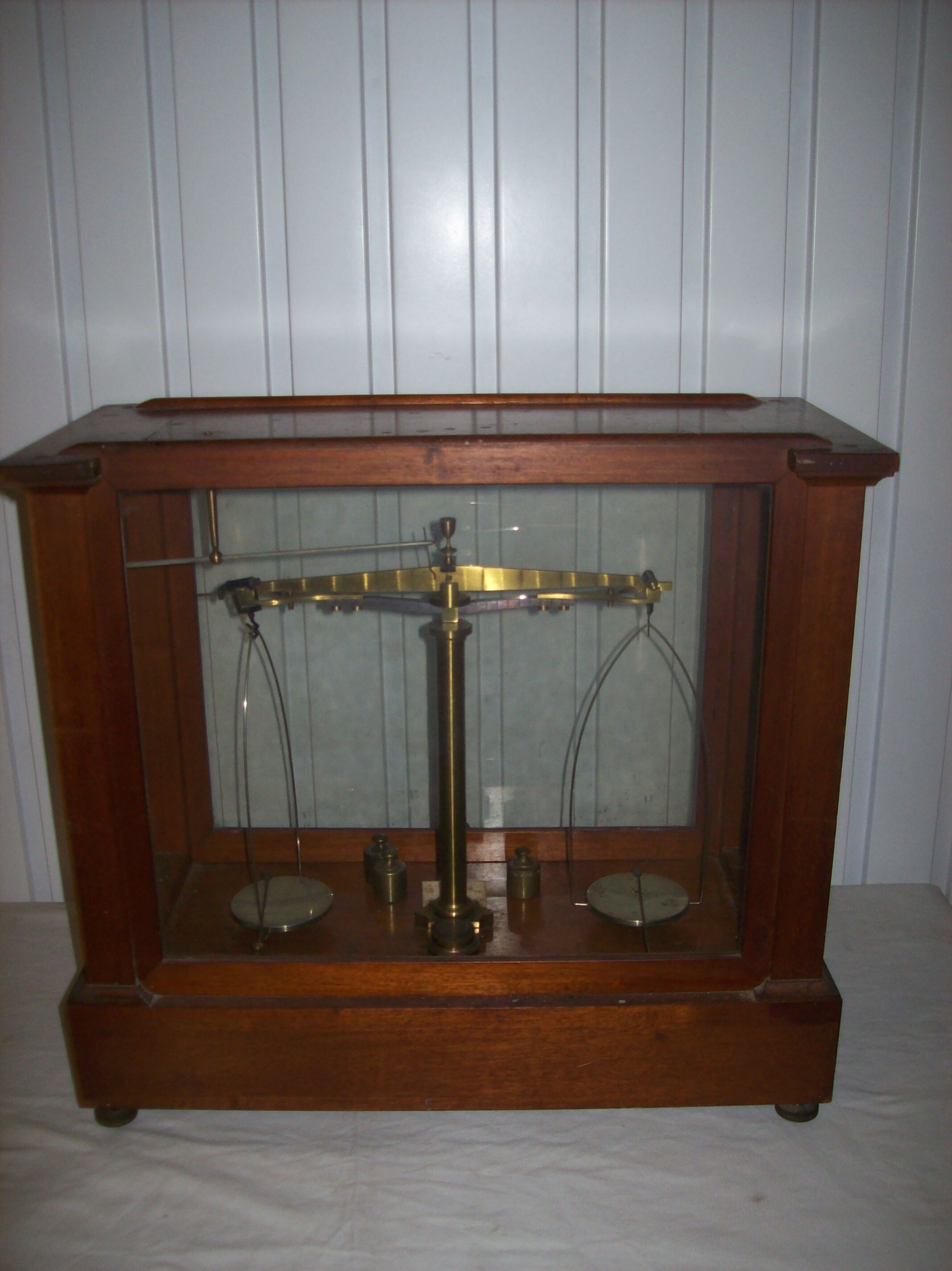 Old pharmacy scale