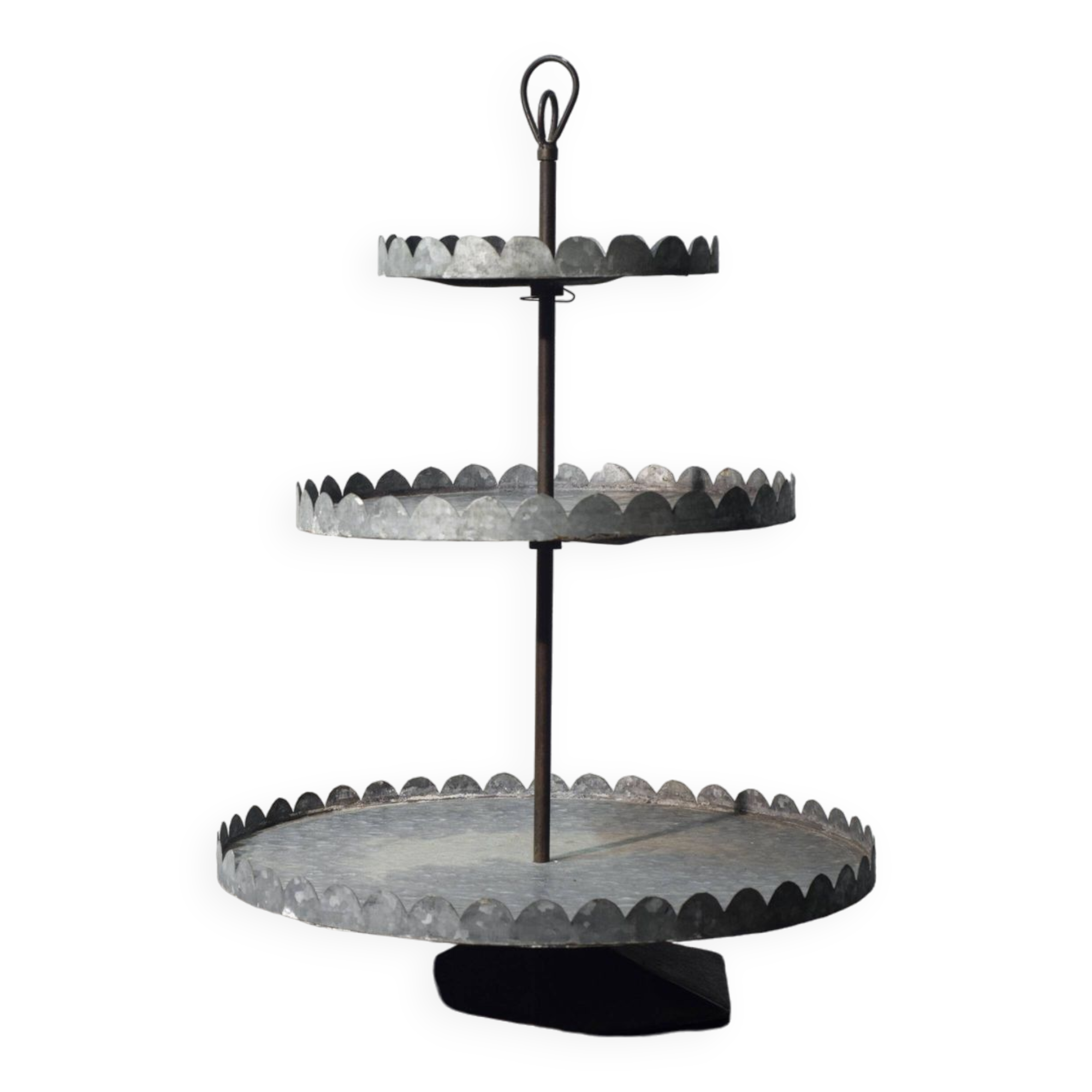 Vintage handmade serving stand