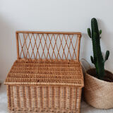 Rattan toy box